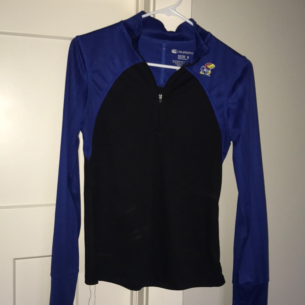 KU Quarter Zip by Colosseum